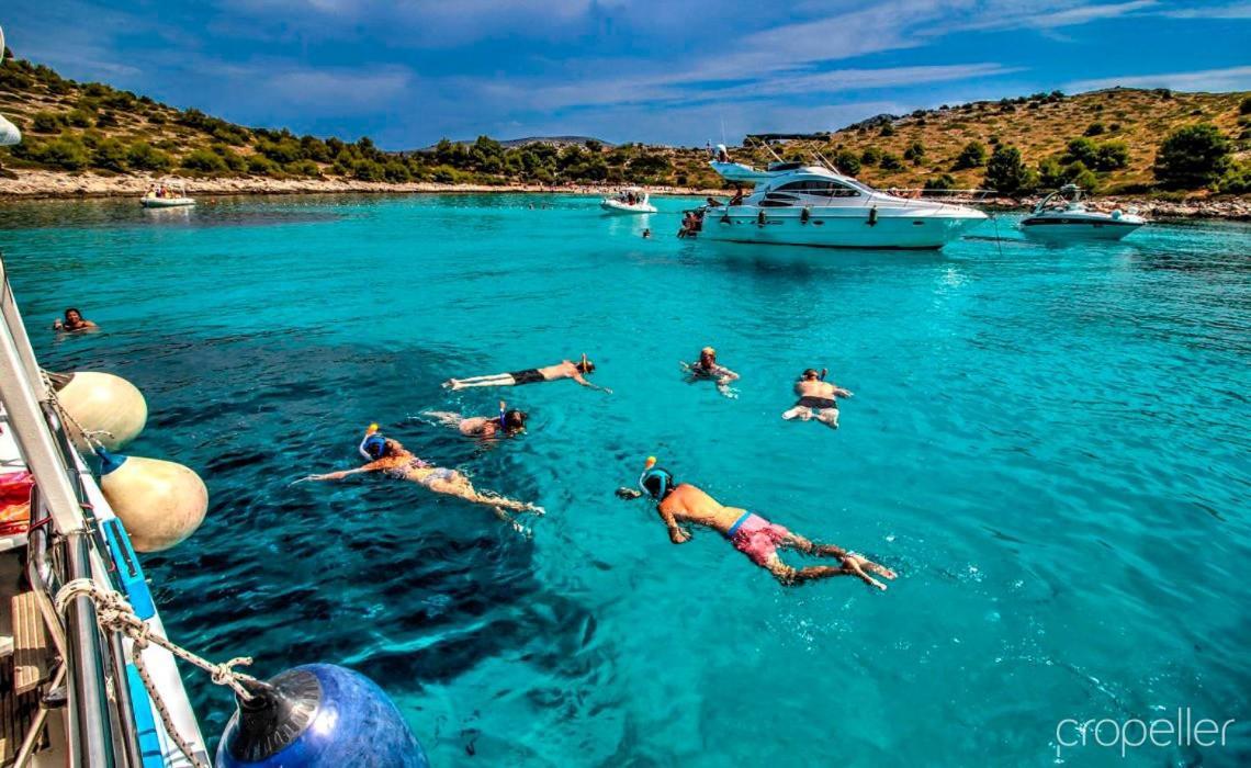 Villa Scolopax Rusticola Skradin With Heated Pool Exterior foto